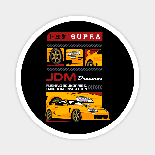 Supra MK4 Enthusiast Magnet by Harrisaputra